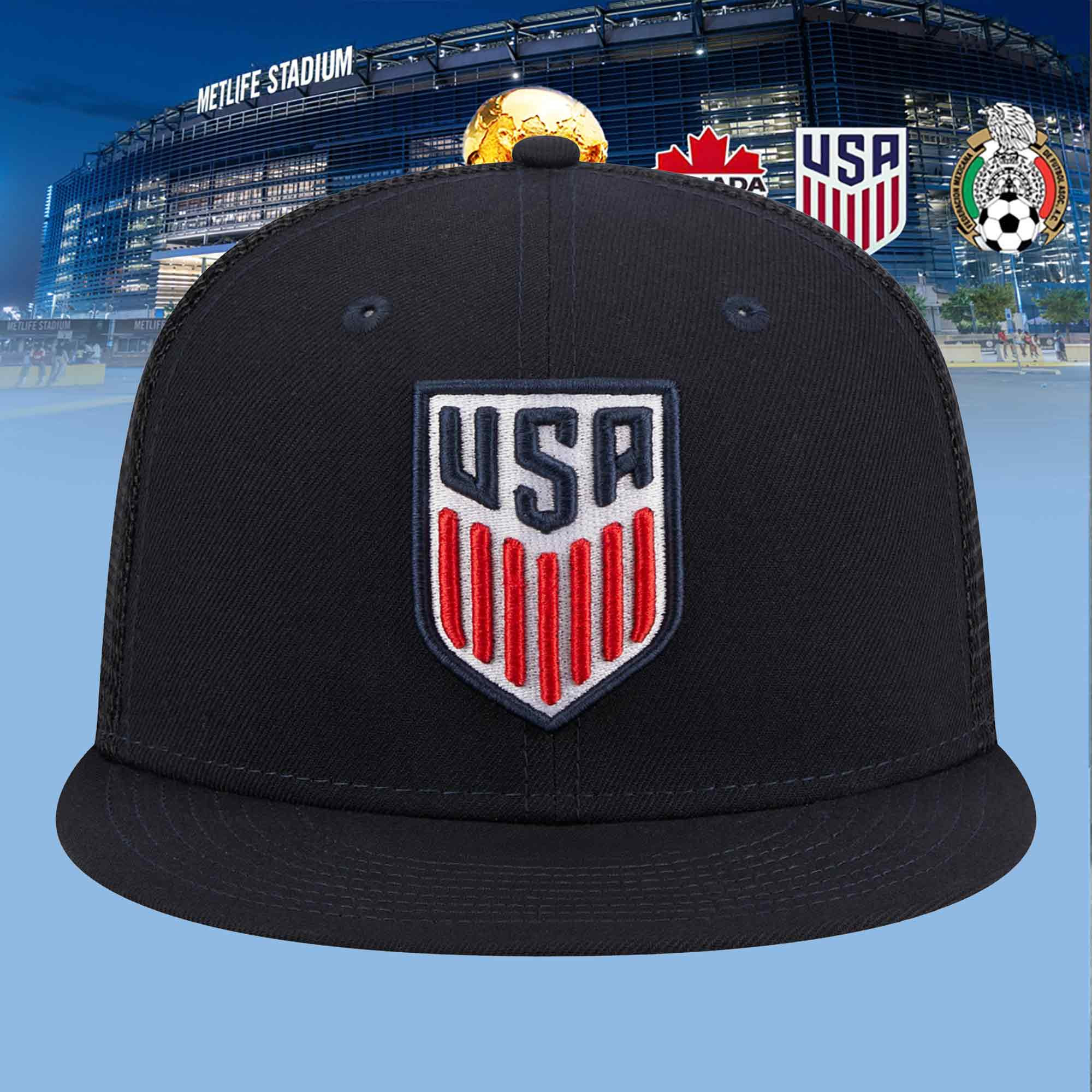 USMNT FIFA World Cup 2026 Trucker Snapback USA Football Cap Gifts For Football Fans