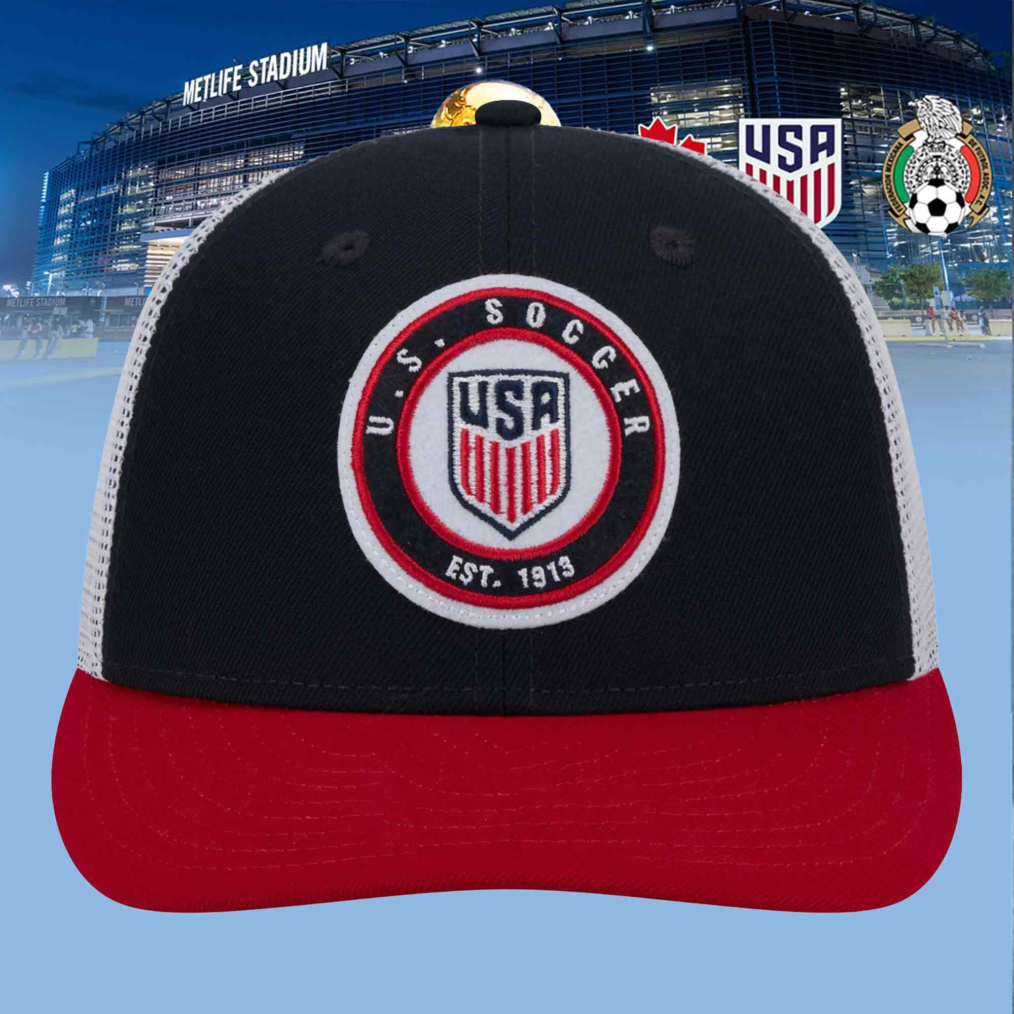 USMNT FIFA World Cup 2026 Trucker Snapback USA Soccer Ball Cap Good Gifts For Sport Fans