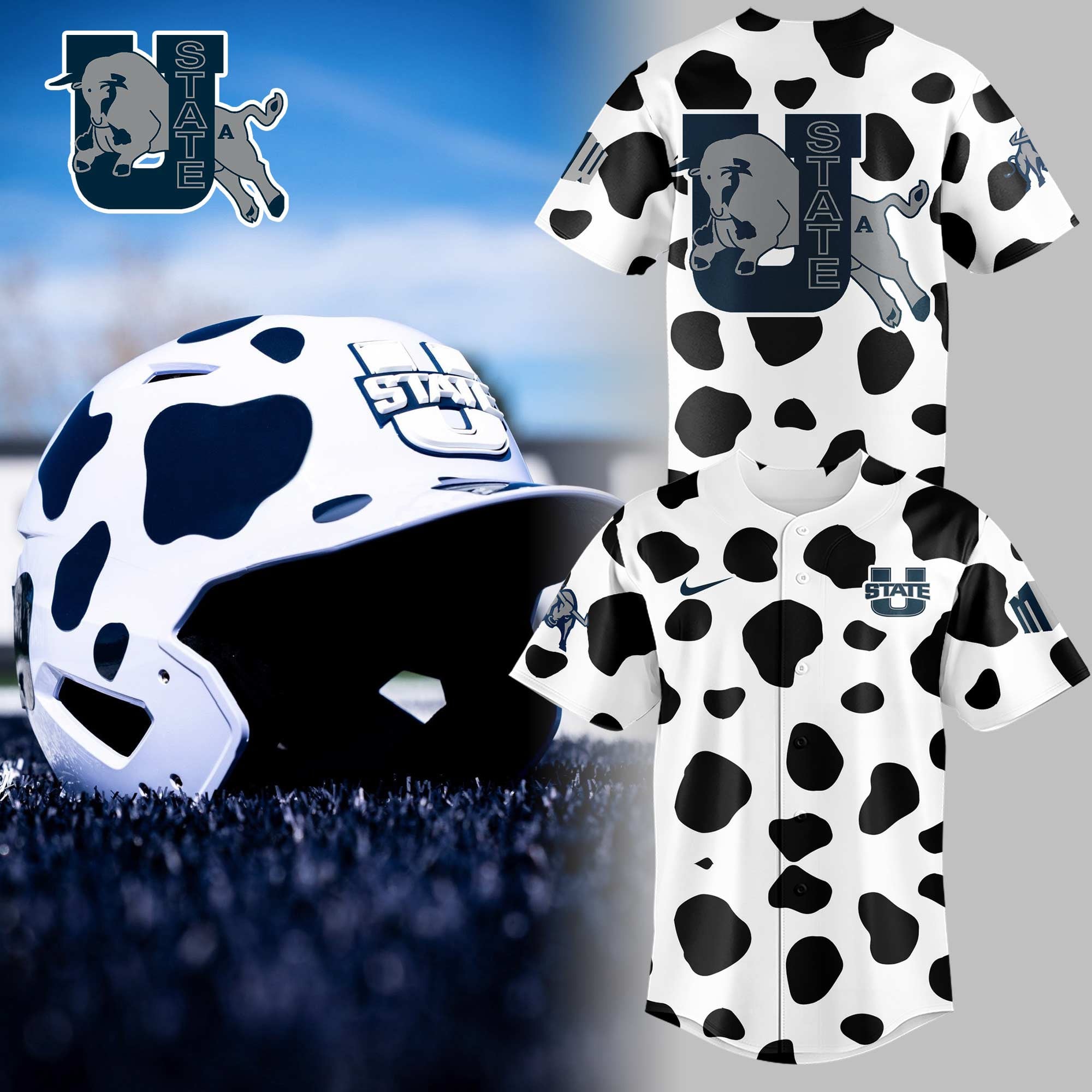Utah State Aggies Battle Cattle Jersey 2026 Aggies Merch Football Game Day Apparel