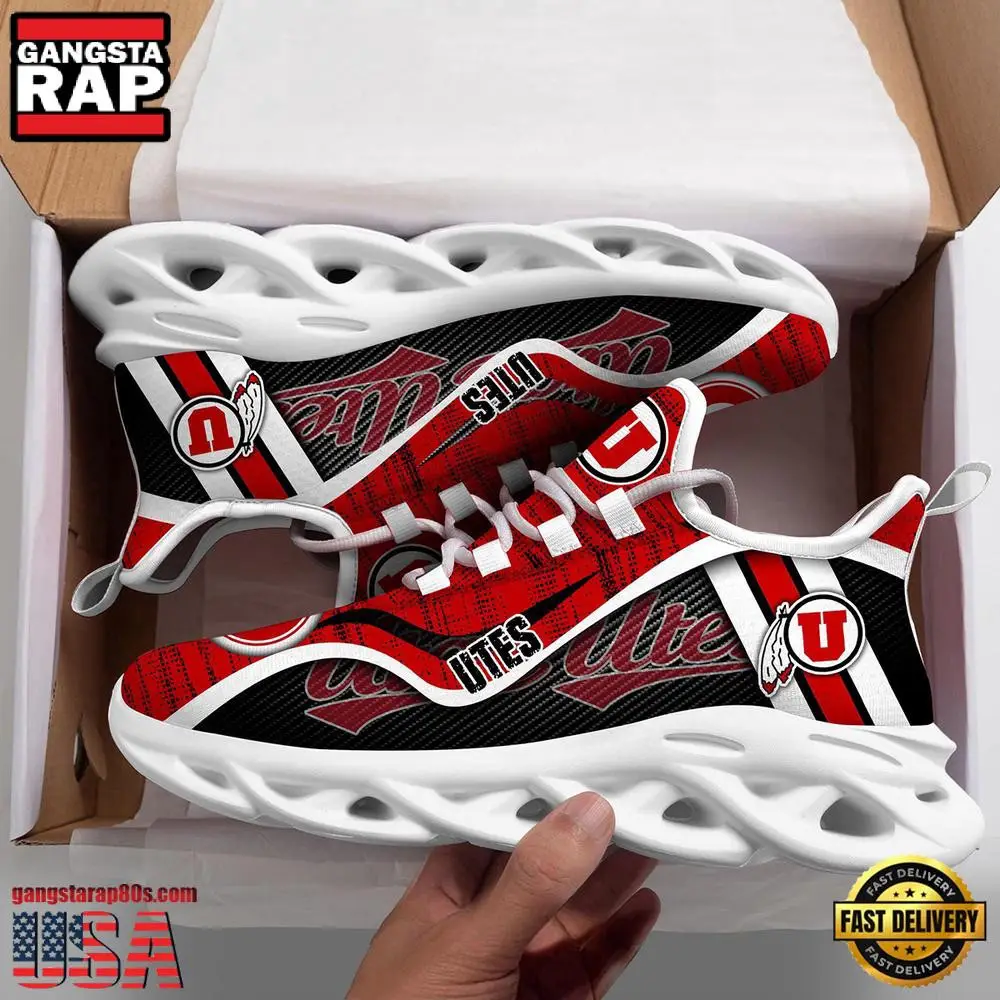 Utah Utes NCAA Clunky Air Max Shoes Air Cushion Sneakers