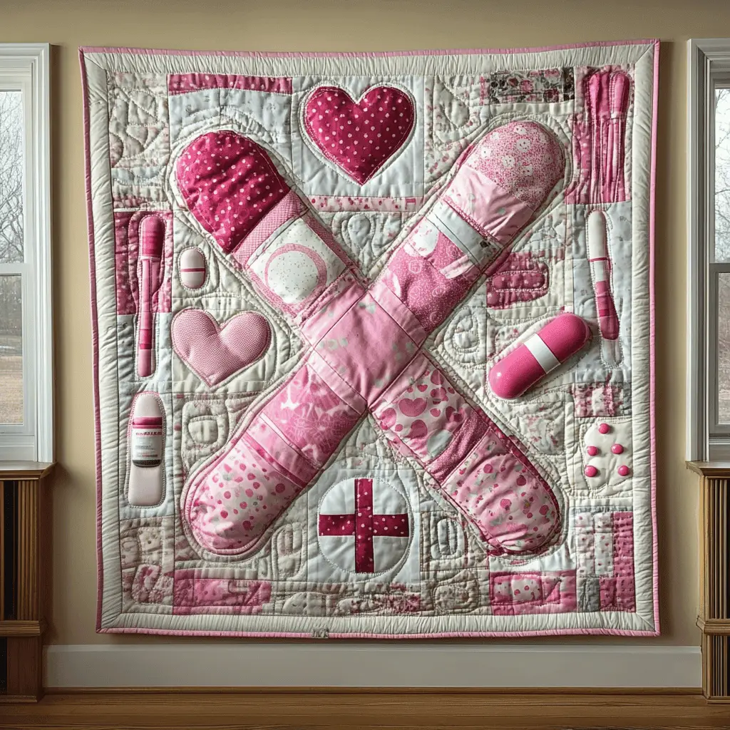 Valentine For Nurse Quilted Blanket Holiday Home Decorations Unique Gifts For Nurses
