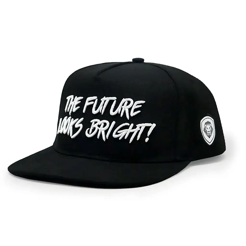 Valuetainment Merch The Future Looks Bright Embroidered Snapback Hat Gifts For Husband -WearandDecor