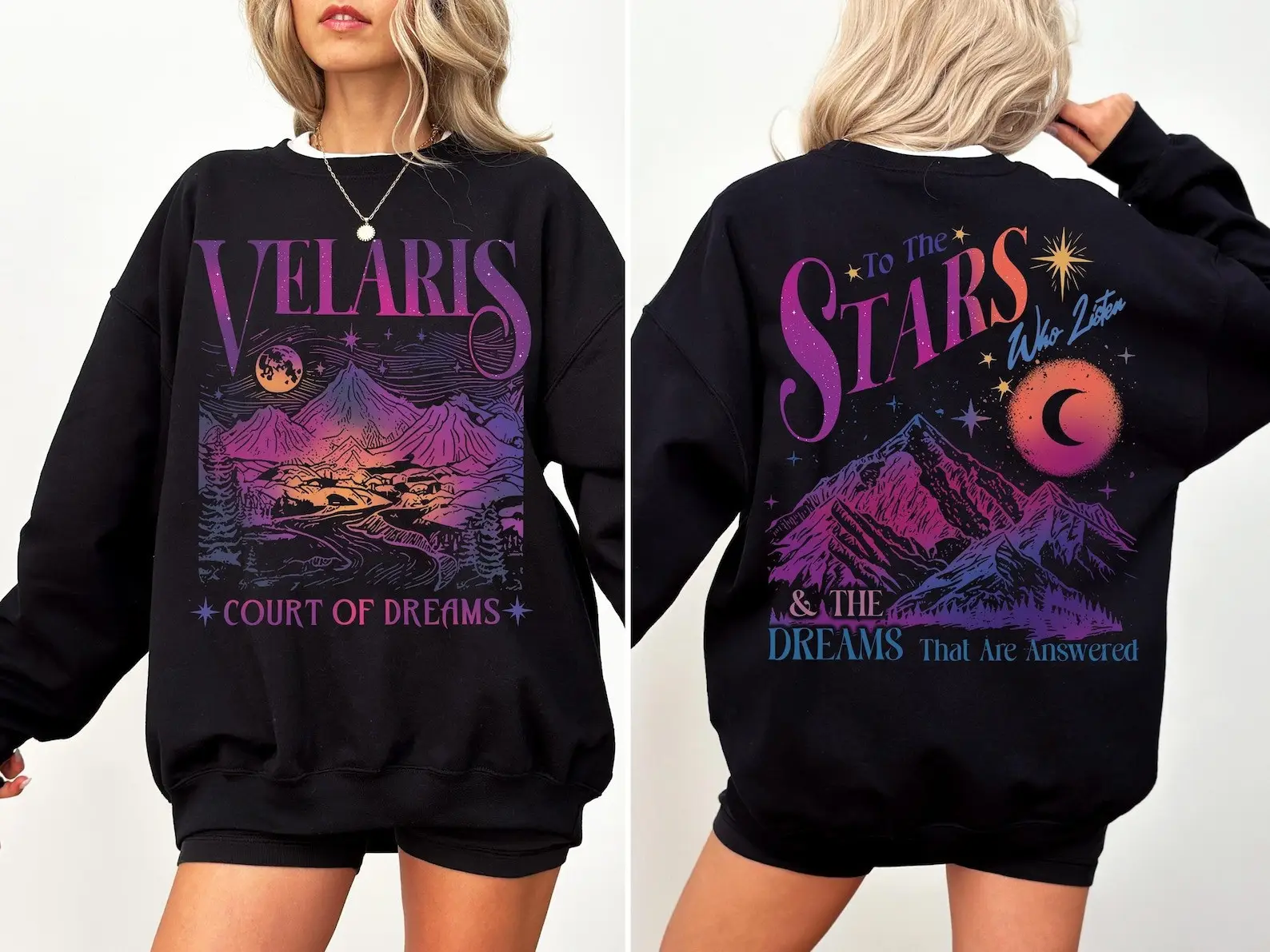 Velaris Court Of Dreams Sweatshirt ACOTAR Merch Bookish Gifts Ideas For Her
