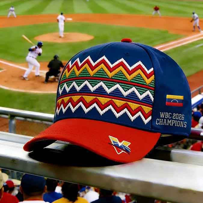 Venezuela 2026 WBC Champions Hat Baseball Fan Merch Present For Father's Day Venezuela 2026 WBC Champions Hat Baseball Fan Merch Present For Father's Day - Image 1