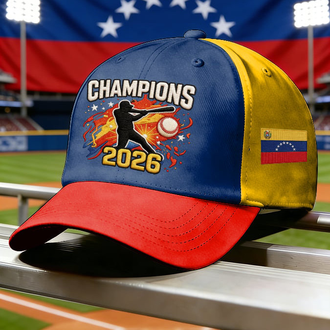 Venezuela 2026 WBC Champions Hat Game Day Merch World Baseball Classic Fan Gift Venezuela 2026 WBC Champions Hat Game Day Merch World Baseball Classic Fan Gift - Image 1