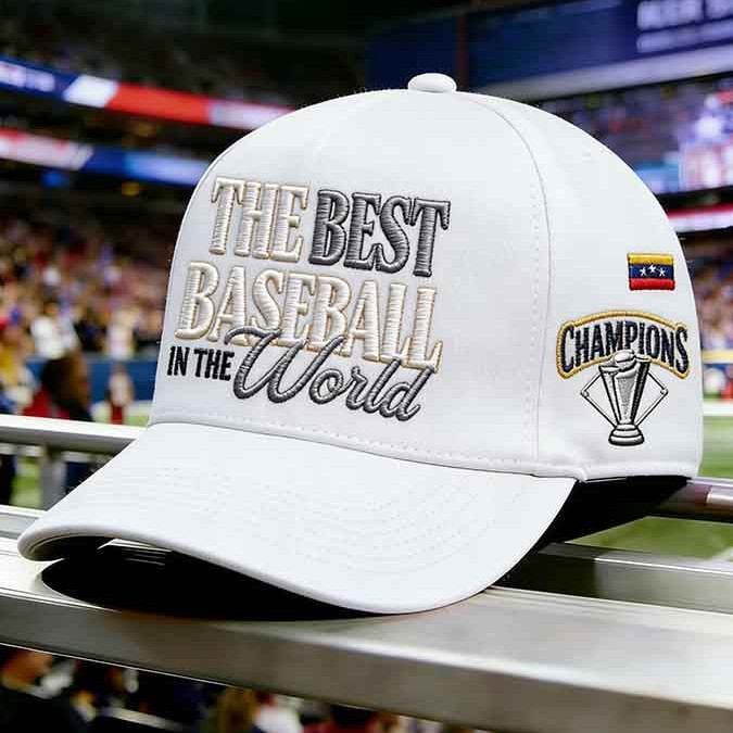 Venezuela 2026 WBC Champs Hat The Best Baseball In The Wolrd Cap Baseball Lover Gift Venezuela 2026 WBC Champs Hat The Best Baseball In The Wolrd Cap Baseball Lover Gift - Image 1