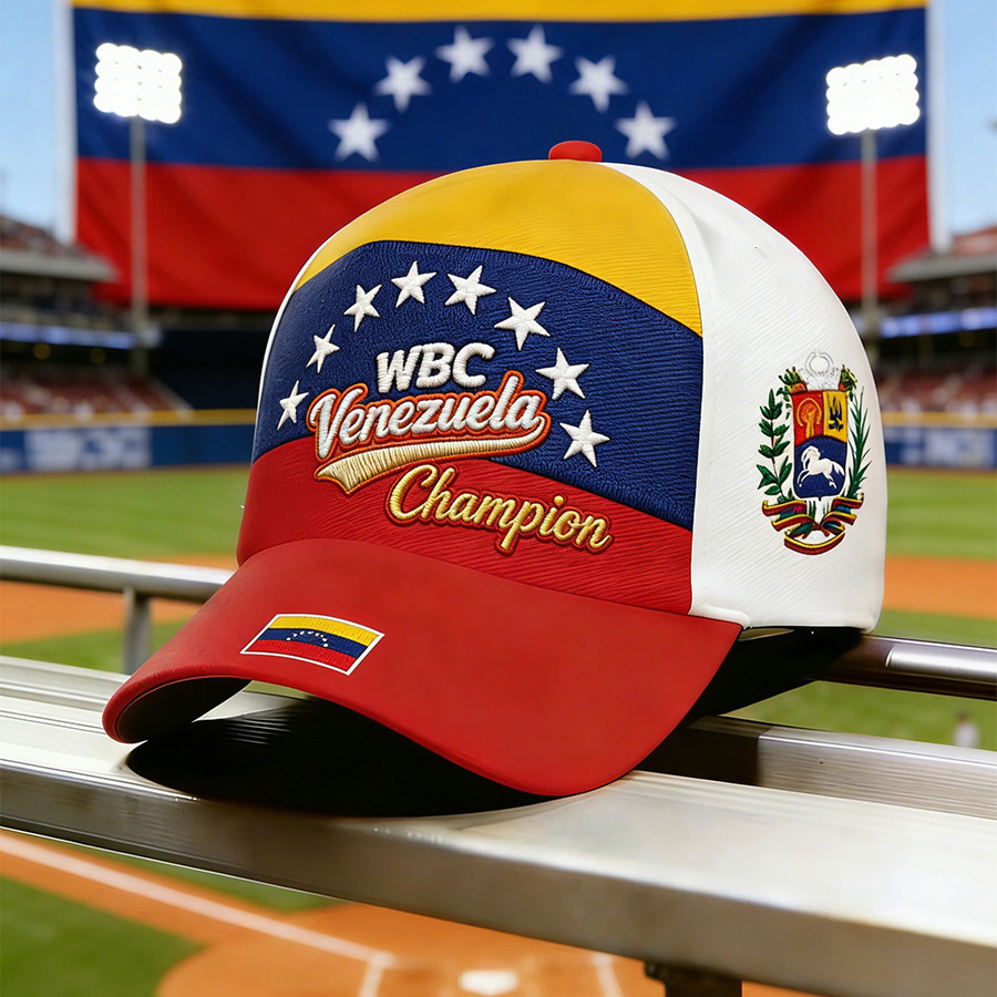 Venezuela 2026 WBC Champs Hat World Baseball Classic Fan Merch Game Day Gear