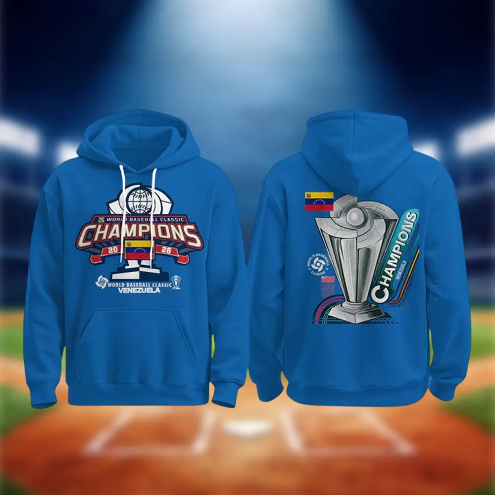 Venezuela 2026 World Baseball Classic Champions Hoodie Baseball Apparel Fan Gift For Him Venezuela 2026 World Baseball Classic Champions Hoodie Baseball Apparel Fan Gift For Him - Image 1