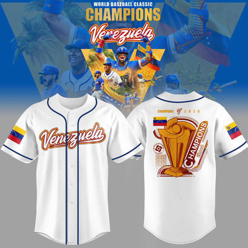 Venezuela 2026 World Baseball Classic Champions Jersey Baseball Merch Best Gift For Fan Venezuela 2026 World Baseball Classic Champions Jersey Baseball Merch Best Gift For Fan - Image 1