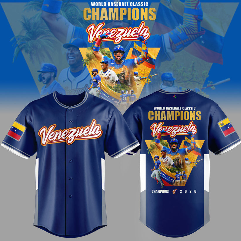 Venezuela 2026 World Baseball Classic Champions Limited Edition Jersey