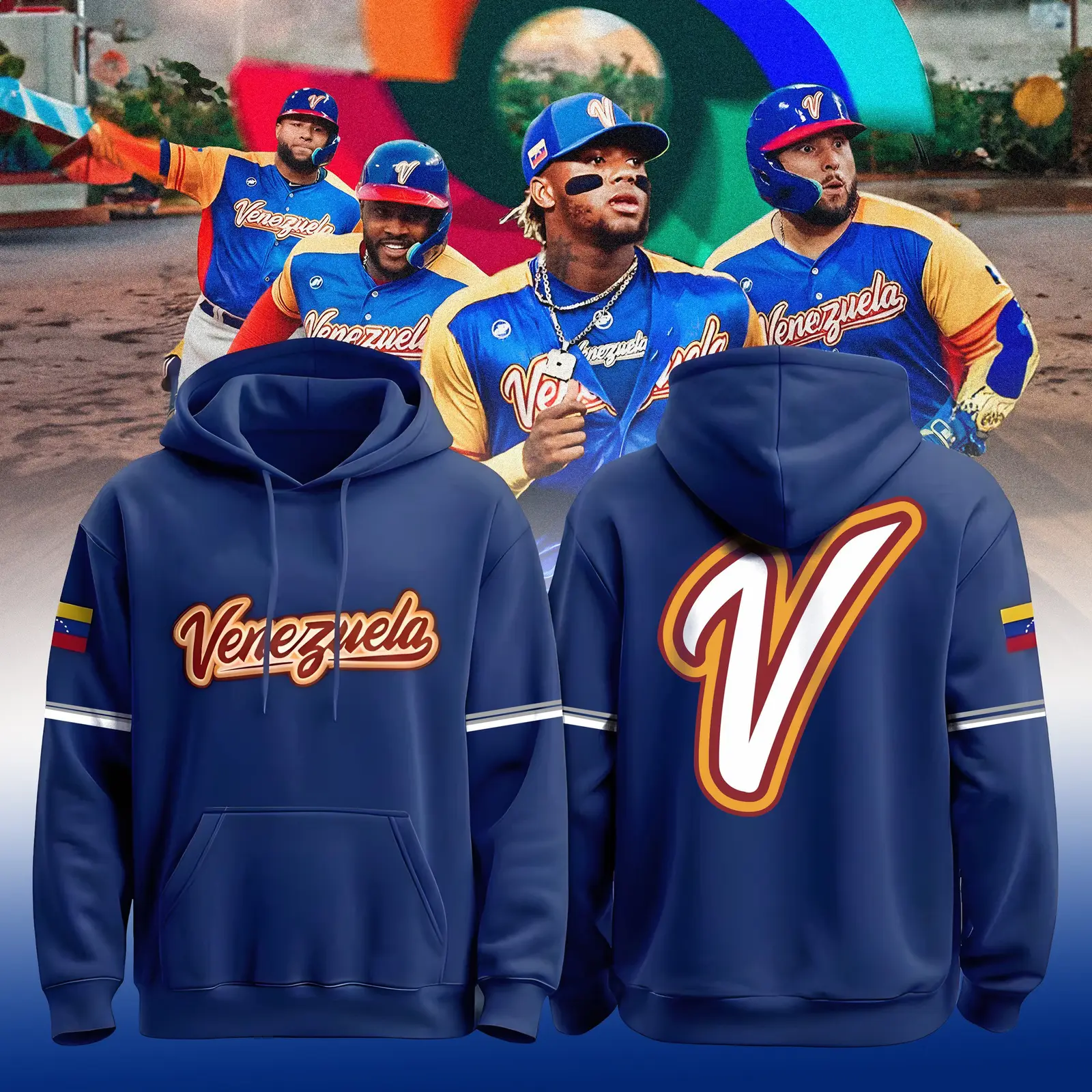Venezuela 2026 World Baseball Classic Hoodie Basebal Apparel Gift For WBC Fans