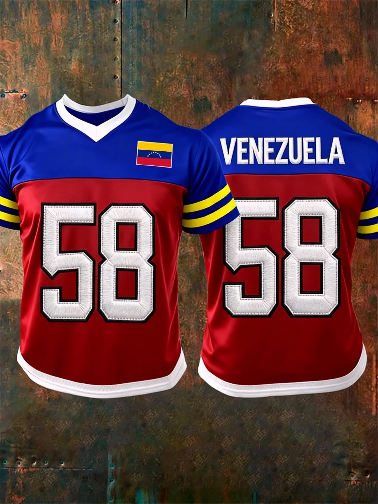 Venezuela 2026 World Baseball Classic Jersey Luinder Avila 58 Venezuela Baseball Merch