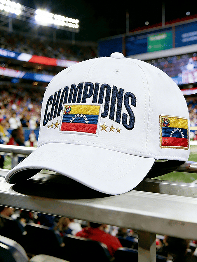 Venezuela Baseball 2026 WBC Champions Hat Embroidery Gift for Team Venezuela