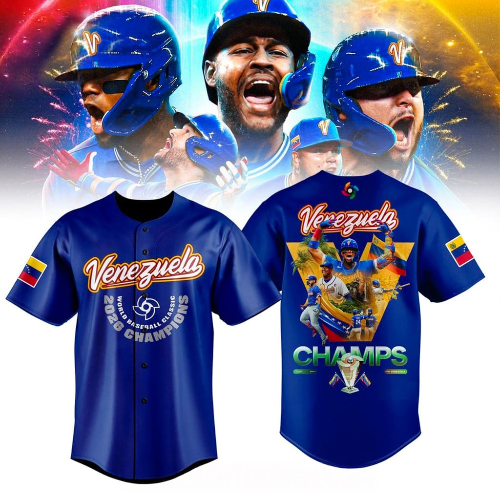 Venezuela Baseball 2026 World Baseball Classic Champions Jersey Venezuela WBC Merch Fan Gifts