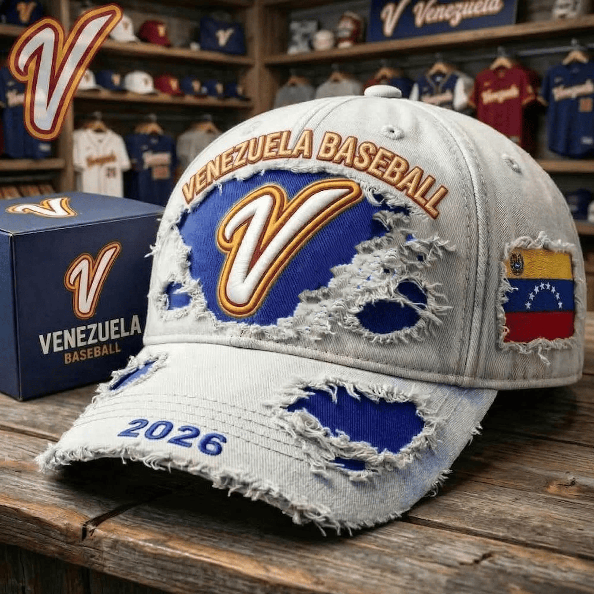 Venezuela Baseball Hat 2026 Team Venezuela World Baseball Classic Cap WBC Merchandise Gifts