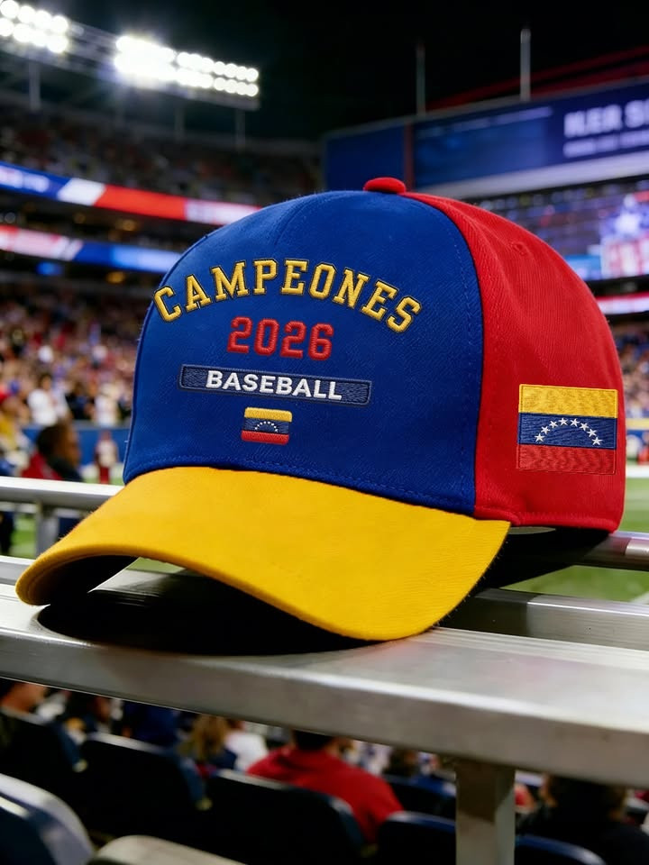 Venezuela Baseball Hat Campeones 2026 Baseball Cap World Baseball Classic Merch Fan Gear