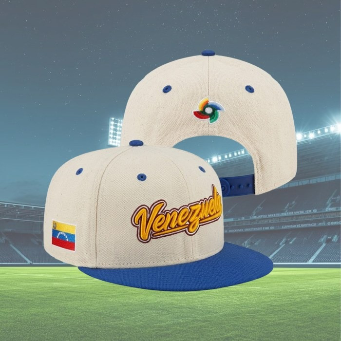 Venezuela Baseball Hat Embroidered 2026 WBC Merch Gift for Team Venezuela