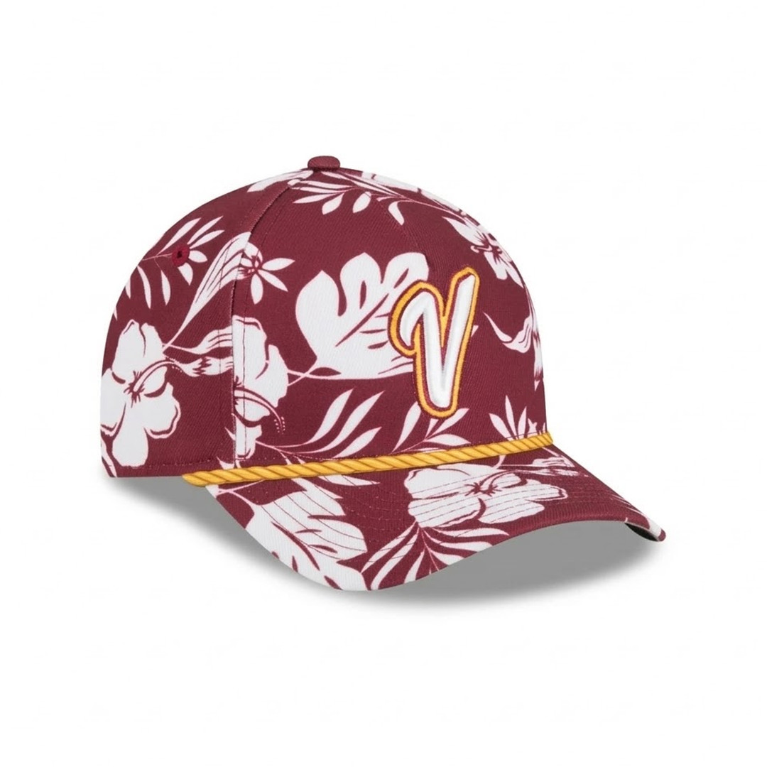 Venezuela Baseball Hat Print Tropical Flower Pattern 2026 WBC Merchandise Gift