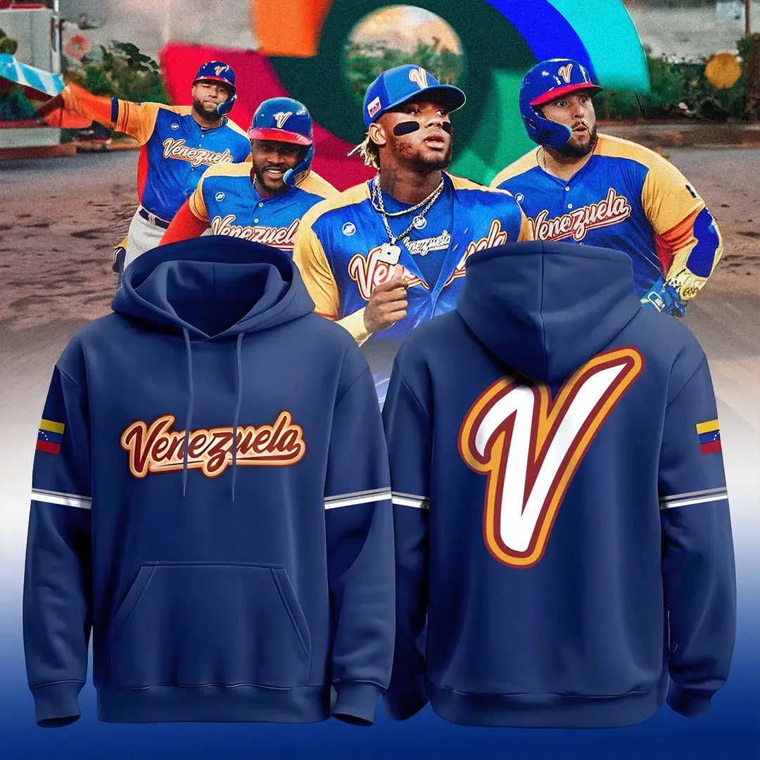 Venezuela Baseball Hoodie 2026 World Baseball Classic Apparel Men's Gift Venezuela Baseball Hoodie 2026 World Baseball Classic Apparel Men's Gift - Image 1