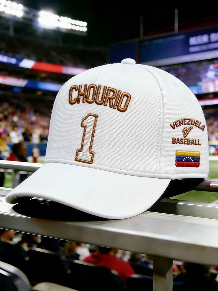Venezuela Baseball Jackson Chourio 2026 WBC Champions Hat Embroidery Unisex Gift