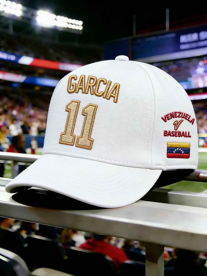 Venezuela Baseball Maikel Garcia 2026 WBC Champions Hat Embroidered Gift for Him