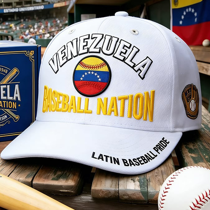 Venezuela Baseball Nation Hat Latin Baseball Pride Merch Best Fan Gear