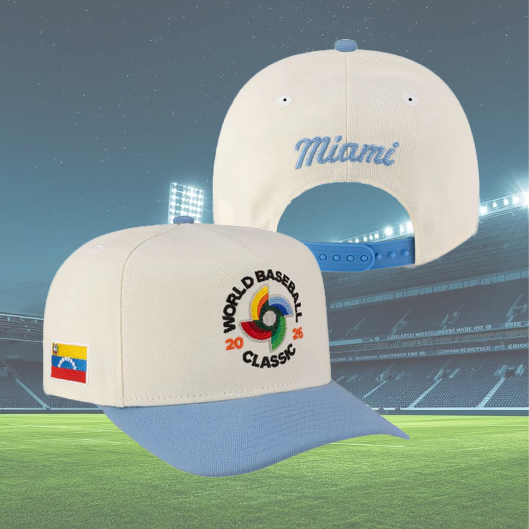 Venezuela Baseball Snapback Embroidered 2026 World Baseball Classic Merch Gift