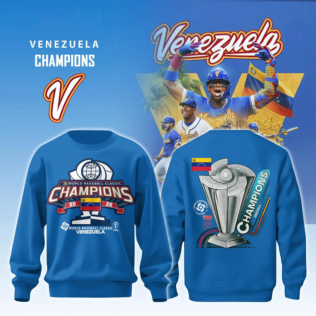 Venezuela Baseball World Baseball Classic Champions Hoodie 2026 WBC Merch