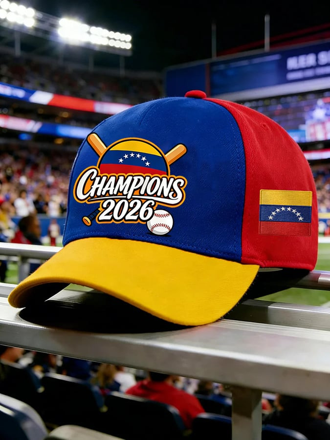 Venezuela Champions 2026 World Baseball Classic Hat Print Venezuela Pride Gift