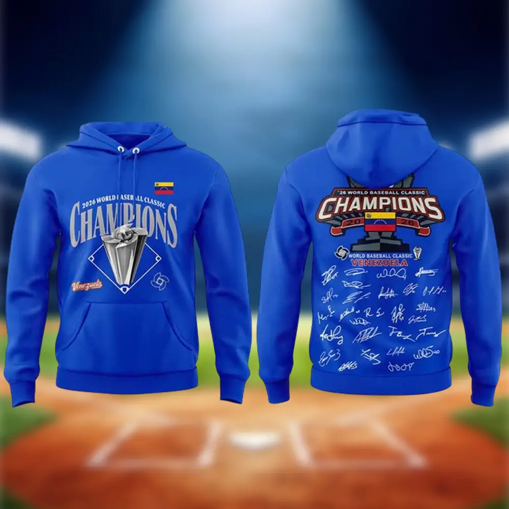 Venezuela WBC 2026 Champions Hoodie Baseball Apparel WBC Lover Gift For Him Venezuela WBC 2026 Champions Hoodie Baseball Apparel WBC Lover Gift For Him - Image 1