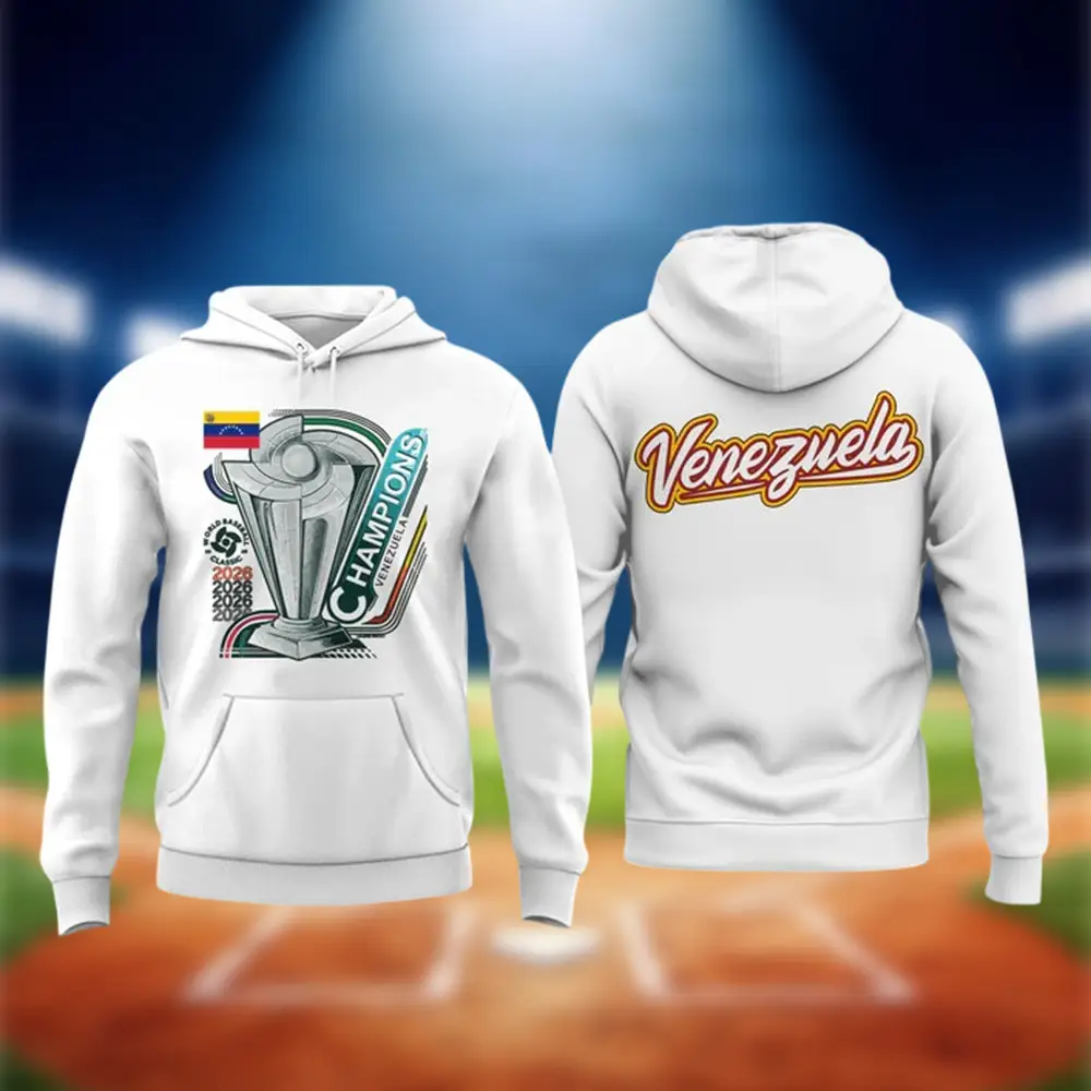 Venezuela WBC 2026 Champions Hoodie Game Day Apparel WBC Lover Gift Venezuela WBC 2026 Champions Hoodie Game Day Apparel WBC Lover Gift - Image 1