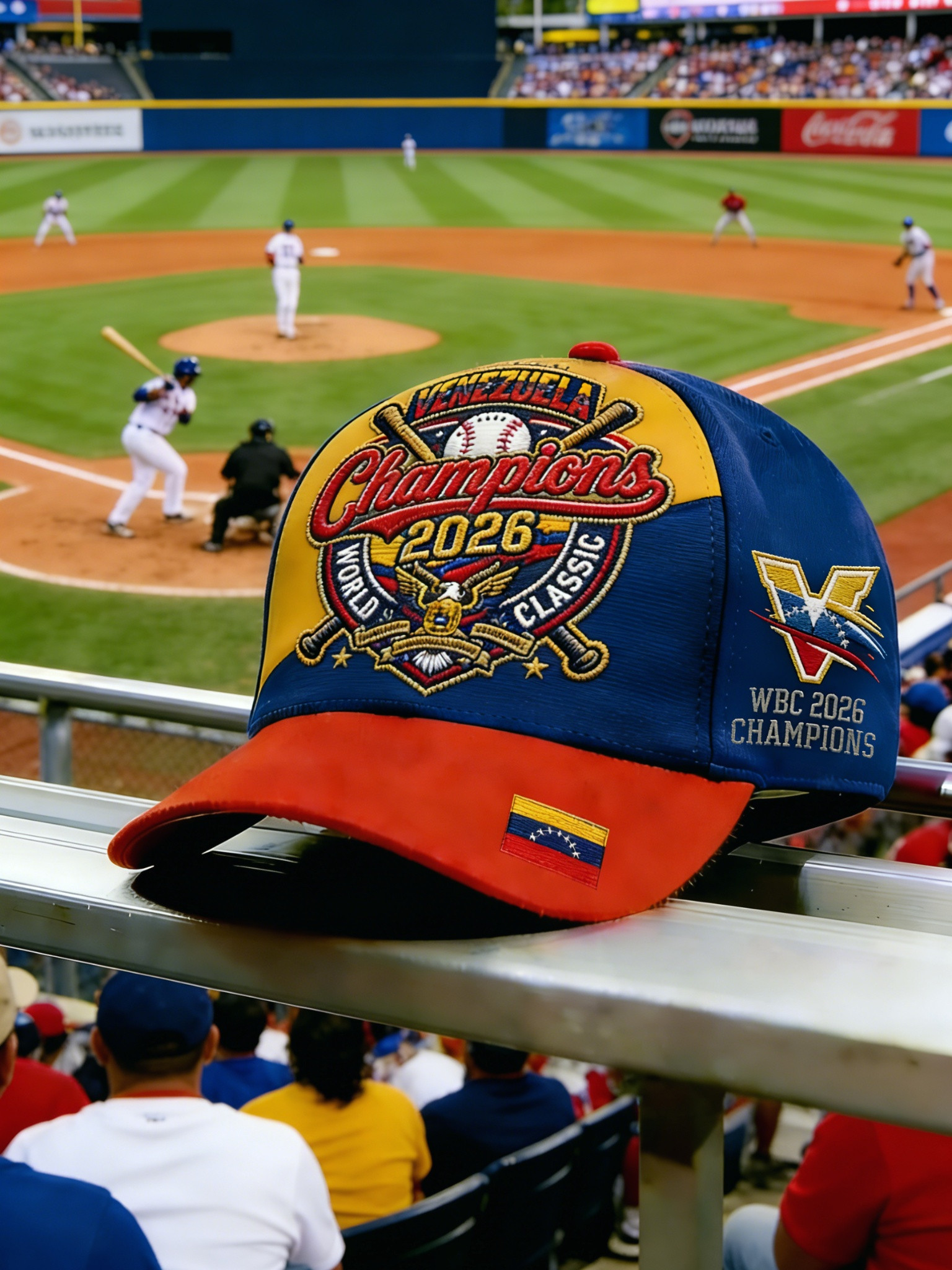 Venezuela WBC Champions Hat 2026 World Baseball Classic Merch Venezuela Baseball Cap For Fans