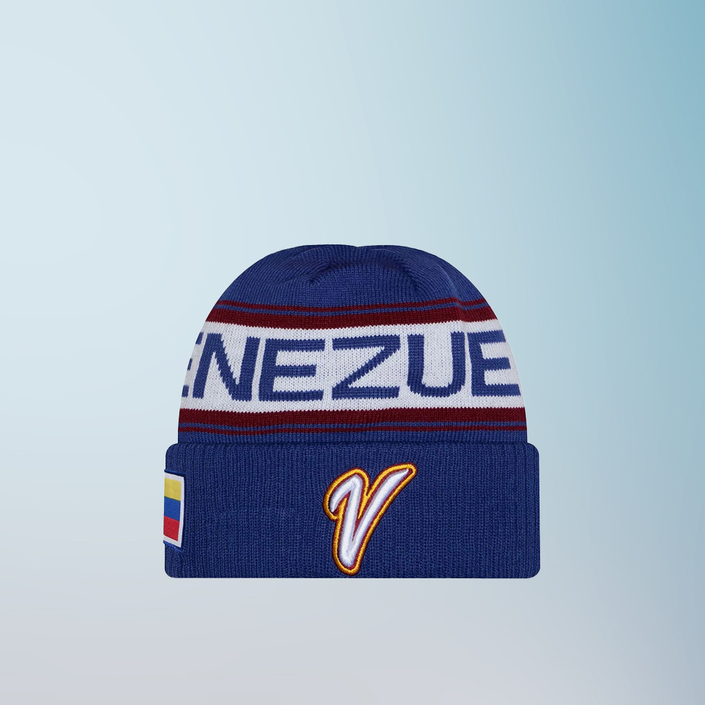 Venezuela World Baseball Classic 2026 Beanie WBC Venezuela Flag Cap Gift For Baseball Lovers