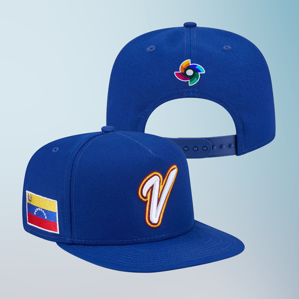 Venezuela World Baseball Classic 2026 Snapback Hat Venezuela Flag Cap Gift For Baseball Fans