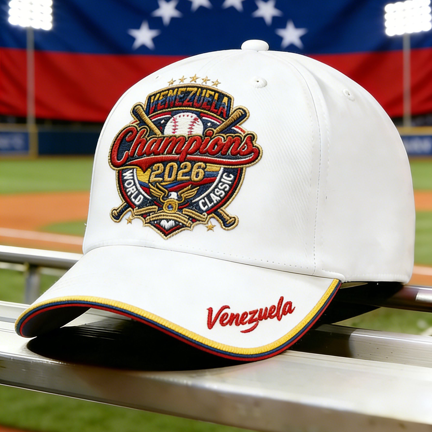 Venezuela World Baseball Classic Champions 2026 Hat Baseball Fan Cap Gift For Him