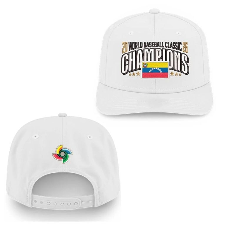 Venezuela World Baseball Classic Champions 2026 Hat Venezuela Baseball Merch WBC Fan Gear