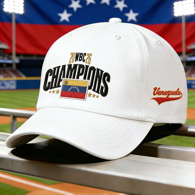 Venezuela World Baseball Classic Champions 2026 Hat WBC Baseball Cap Gift For Huge Fan
