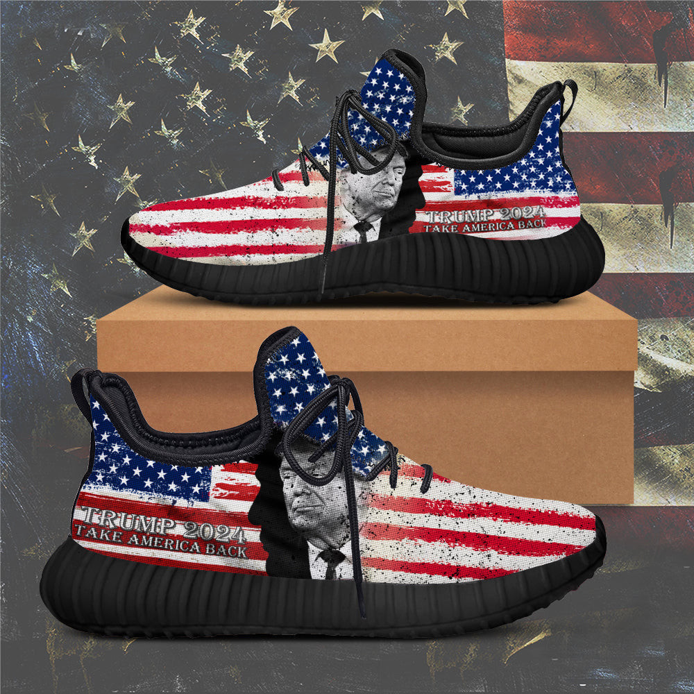 Veteran First Responders Flag Sneakers Proud Veterans Patriotic Shoes Merchandise -WearandDecor