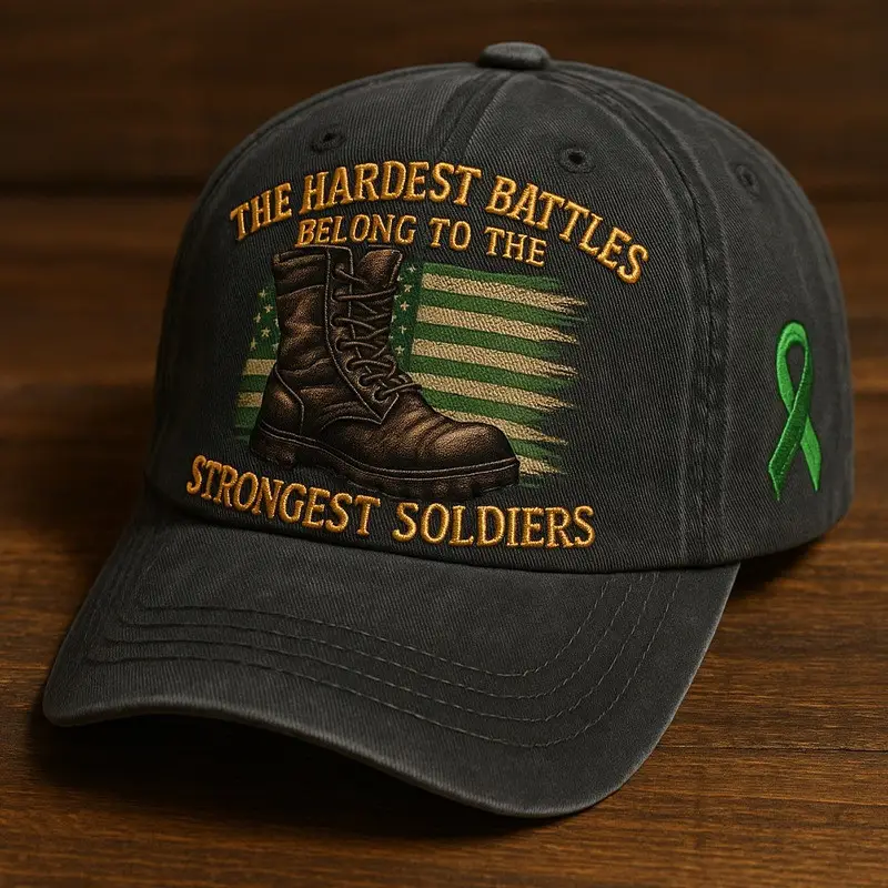 Veteran Hat The Hardest Battles Belong To The Strongest Soldiers Presents For Patriotic