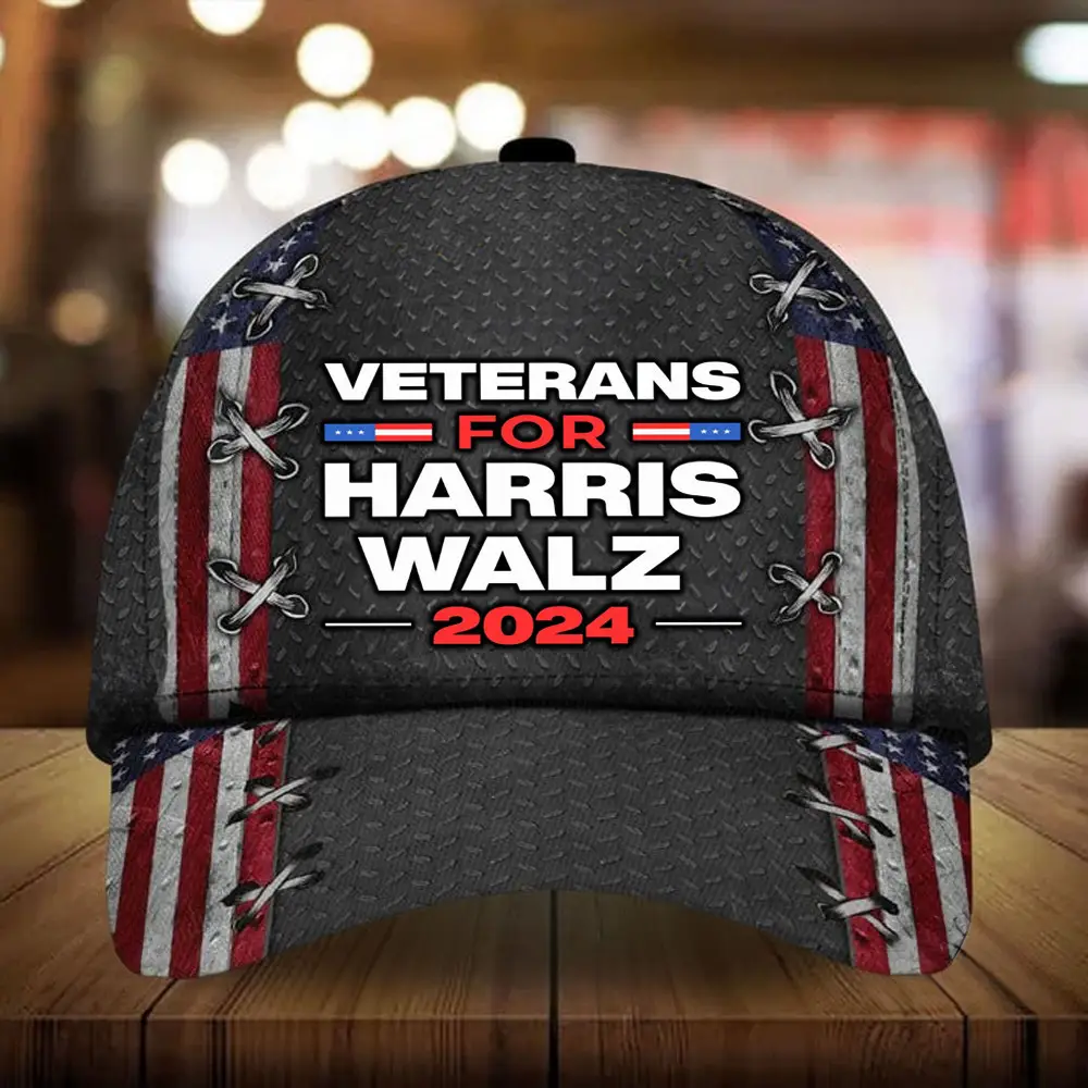 Veterans For Harris Walz 2024 Hat Support For Harris Walz Hat Gifts For Veterans