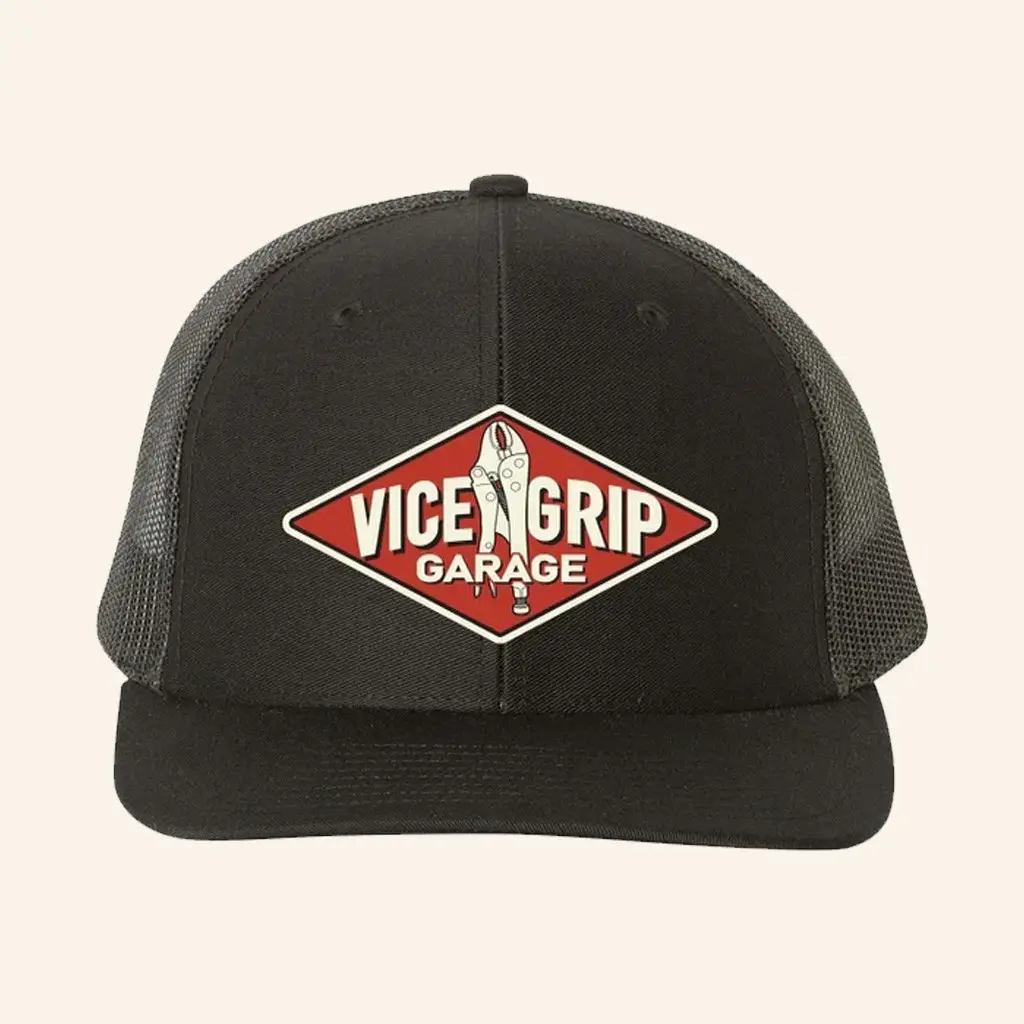 Vice Grip Garage Merch VGG Garage Sign Trucker Hat Present For Husband