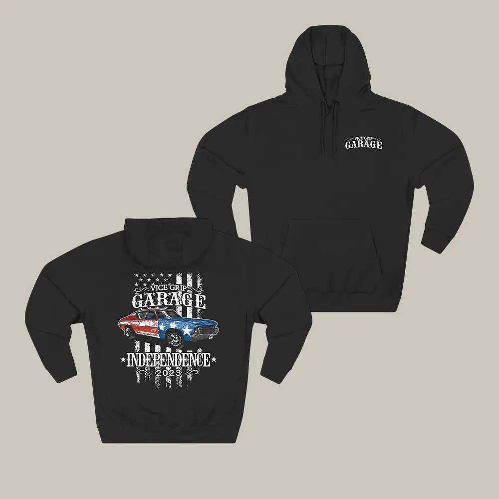 Vicegripgarage Independence Hoodie Vice Grip Garage Hooded Sweatshirt Automotive Fan Gift