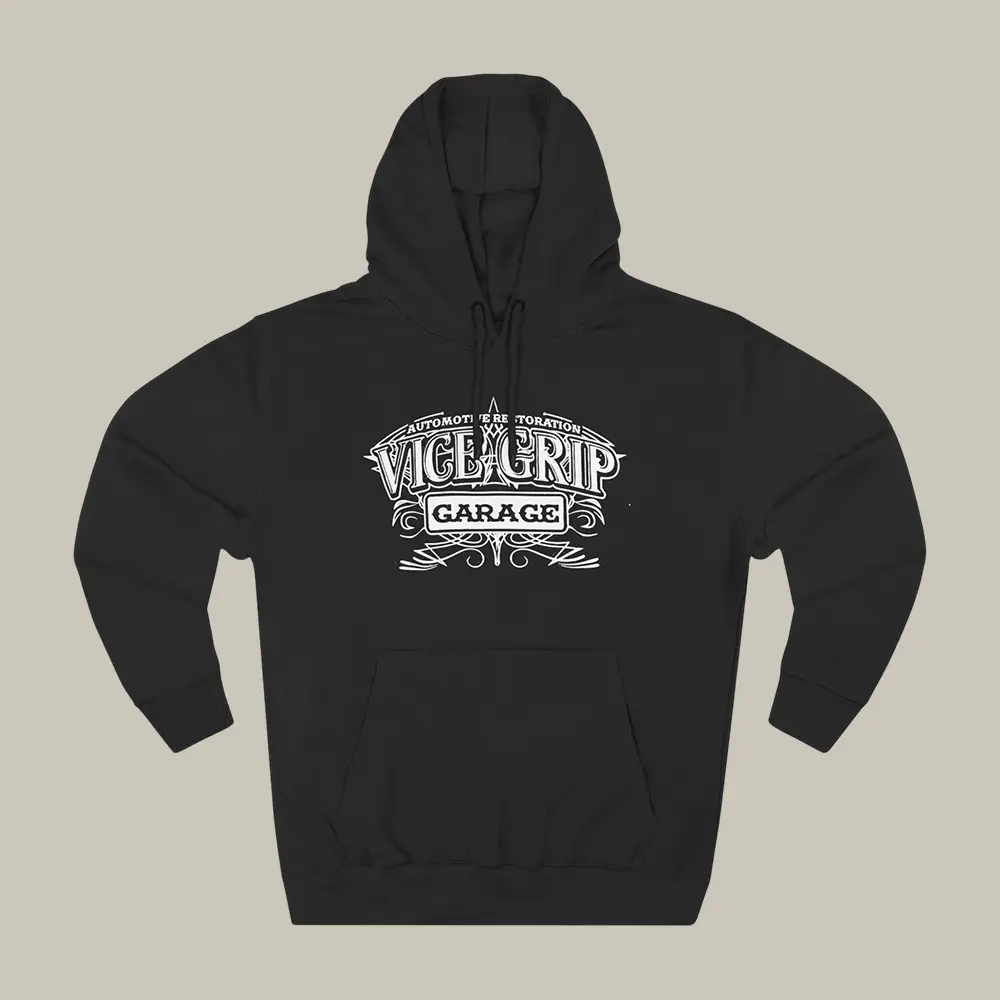 Vicegripgarage Logo Hoodie Vice Grip Garage Hooded Sweatshirt Derek Bieri Fan Gift