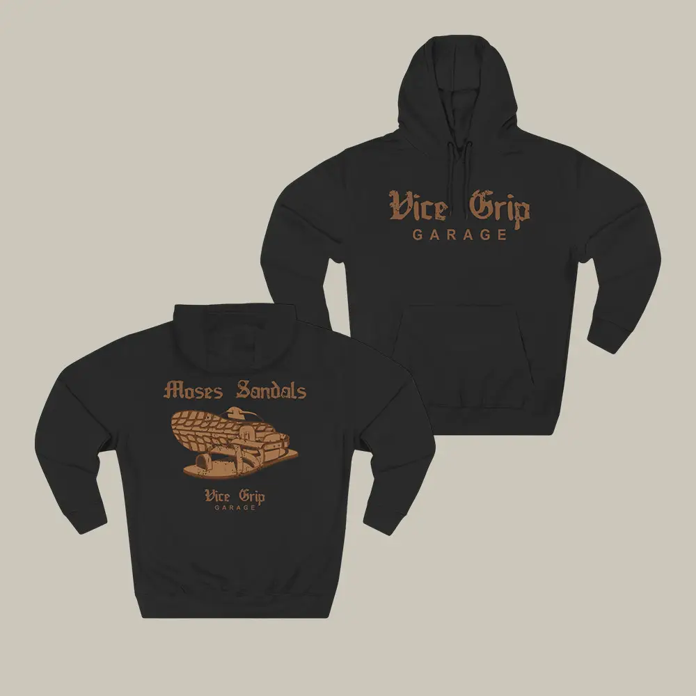 Vicegripgarage Moses Sandals Hoodie Vice Grip Garage Hooded Sweatshirt Gift For Him