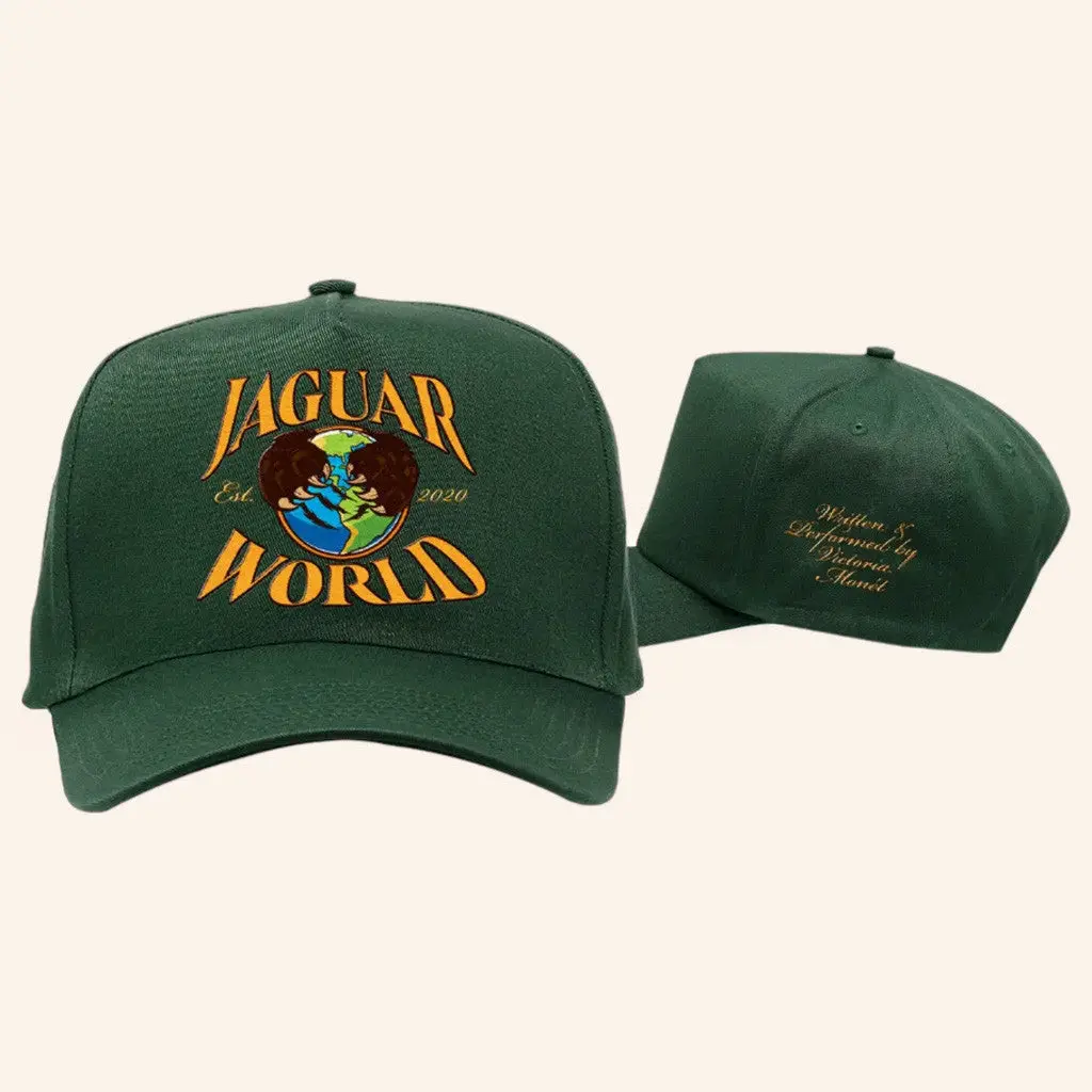 Victoria Monet Merch Jaguar World Embroidered Cap Gifts For Husband -WearandDecor