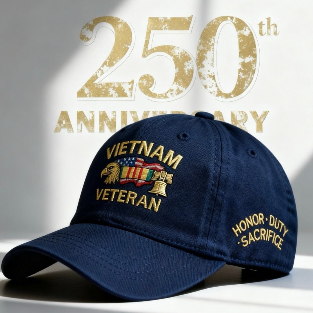 Vietnam Veteran Hat 250Th Anniversary Honor Duty Sacrifice Baseball Cap Patriot Gifts