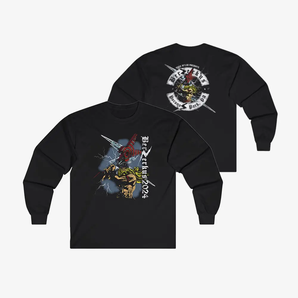 Viking Black Label Society Long Sleeve Shirt Zakk Wylde Clothing Music Fan Merch