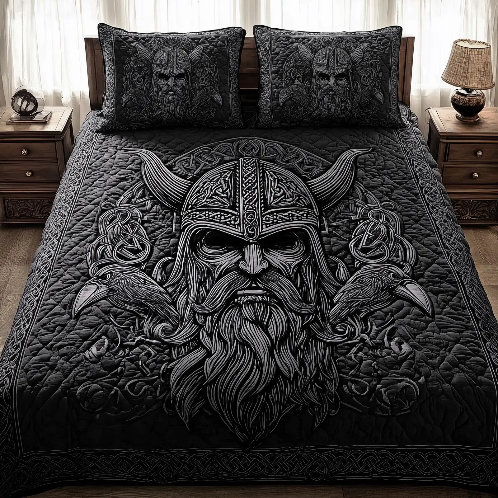 Viking God Quilted Bedding Set For Kids(1)