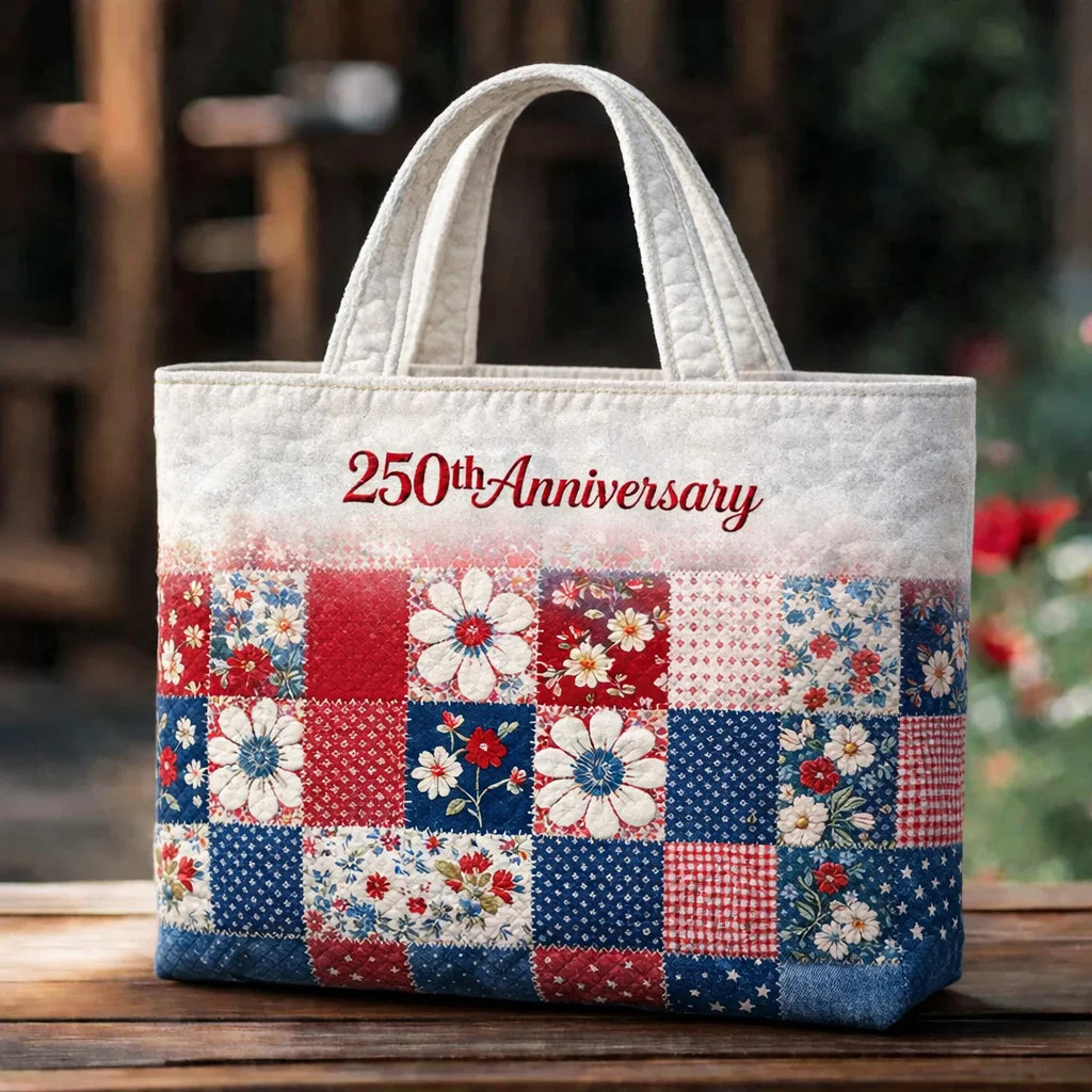 Vintage 250th Anniversary Tote Bag Best 4Th Of July Shoulder Bag Gift For Women