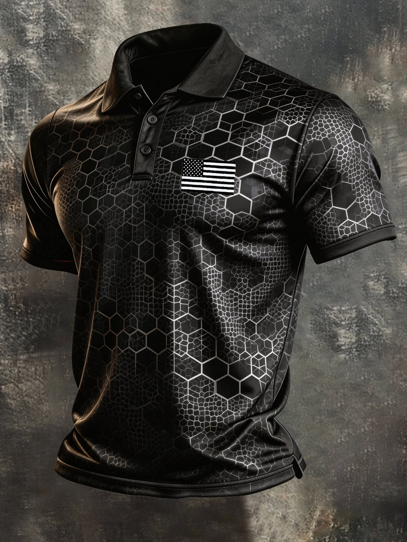 Vintage Patriotic Polo Shirt USA 250 Years Anniversary Clothes Gifts For Him
